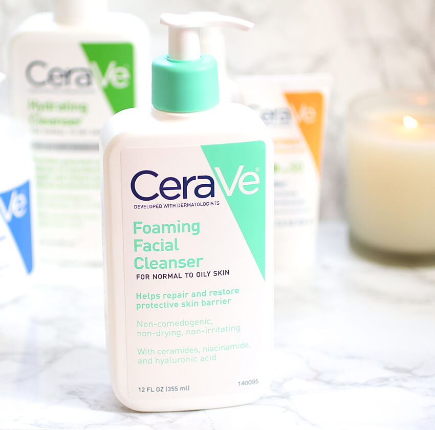 Review sữa rửa mặt tốt Cerave Foaming Facial Cleanser